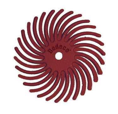 7/8" Radial Discs - Red 220 Grit 1/16" Arbor (12 pack) - The Virtual Foundry -