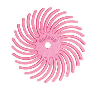 7/8" Radial Discs - Pink Pumice 600 Grit 1/16" Arbor (12 pack) - The Virtual Foundry -