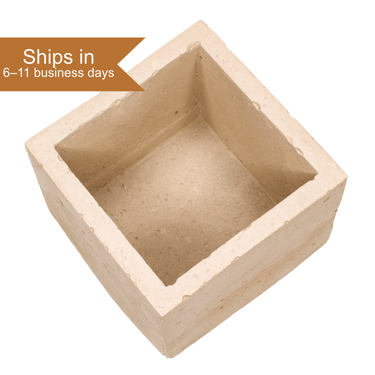 Sintering Crucible - Refractory Cement - The Virtual Foundry - Sintering Accessories