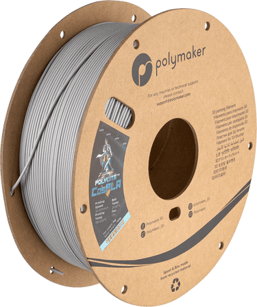 Polymaker PolyLite CosPLA Durable and Sandable PLA for Cosplay 3D Printer Filament 1KG 1.75mm - The Virtual Foundry - Filament