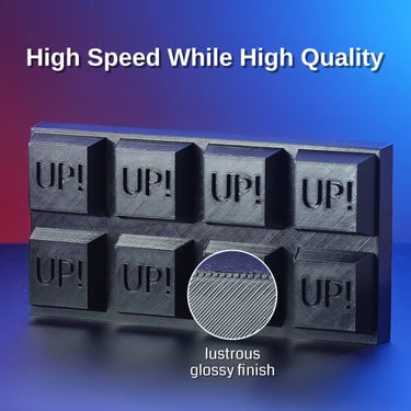 GT-3 High Speed PETG Filament, Glossy, 1.75mm, +/-0.04mm, 1KG, Black White Transparent
