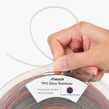 TPU Glow - in - the - Dark 1.75mm, 1KG/2.2LB - The Virtual Foundry - TPU