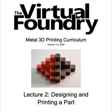 Plan de estudios de impresión 3D en metal