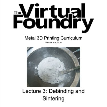 Plan de estudios de impresión 3D en metal