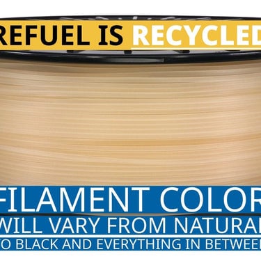 ReFuel™ 3D-Fuel Recycled Standard or Tough Pro PLA+, 1.75mm