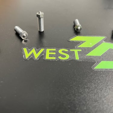 West3D's Undertaker Tungsten Carbide Nozzle (V6, Volcano, MK8, K1, FIN)